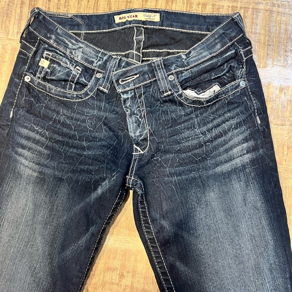 Big Star Women's Dark Blue Boot Cut Jeans